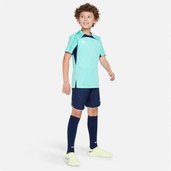 Nike Dri-FIT Strike Big Kids' Soccer Top Juniors Turquoise Детски тениски и фланелки