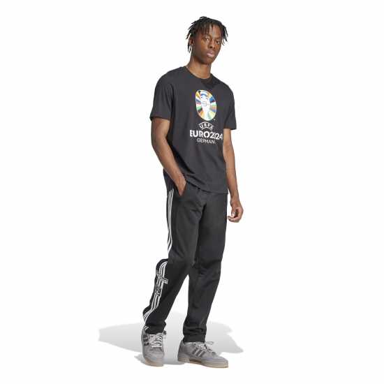 Adidas Мъжка Риза Euro 24 Official Emblem T-Shirt Mens  Мъжки тениски с яка