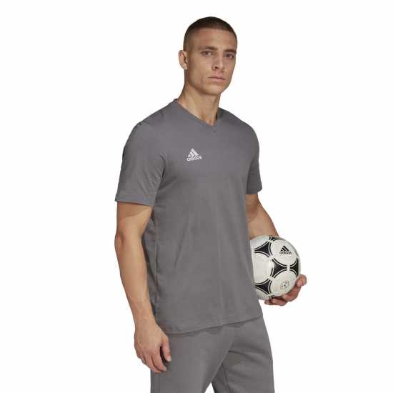 Adidas Мъжка Риза Ent22 T-Shirt Mens Сиво Мъжки тениски с яка