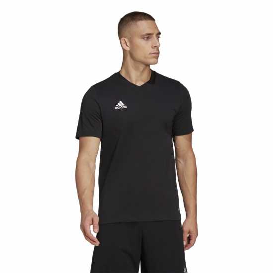 Adidas Мъжка Риза Ent22 T-Shirt Mens Black Мъжки ризи