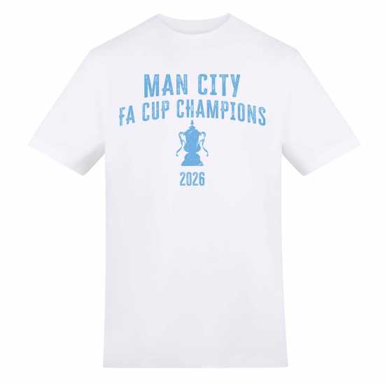 Awd Printed Adults Fa Cup Winners Tee Man City Awd Printed Adults Fa Cup Winners Tee Man City