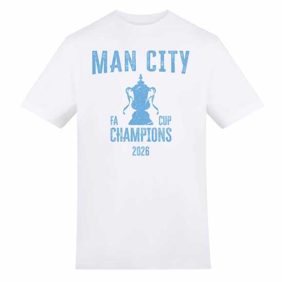 Awd Printed Adults Fa Cup Winners Tee Man City Awd Printed Adults Fa Cup Winners Tee Man City