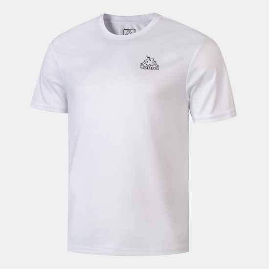 Kappa Мъжка Тениска Quick Dry T Shirt Mens White Мъжки тениски и фланелки