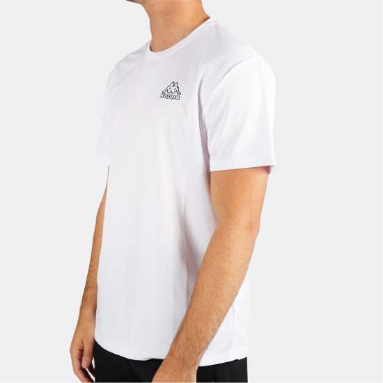 Kappa Мъжка Тениска Quick Dry T Shirt Mens White Мъжки тениски и фланелки