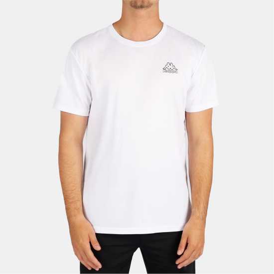Kappa Мъжка Тениска Quick Dry T Shirt Mens White Мъжки тениски и фланелки