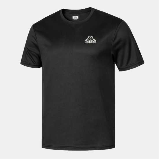 Мъжки тениски и фланелки Kappa Мъжка Тениска Quick Dry T Shirt Mens Black Kappa Мъжка Тениска Quick Dry T Shirt Mens Black Мъжки тениски и фланелки