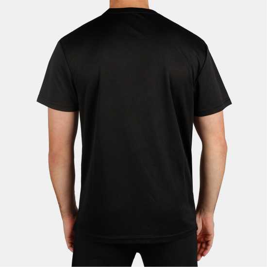 Мъжки тениски и фланелки Kappa Мъжка Тениска Quick Dry T Shirt Mens Black Kappa Мъжка Тениска Quick Dry T Shirt Mens Black Мъжки тениски и фланелки