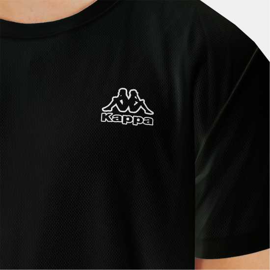 Мъжки тениски и фланелки Kappa Мъжка Тениска Quick Dry T Shirt Mens Black Kappa Мъжка Тениска Quick Dry T Shirt Mens Black Мъжки тениски и фланелки