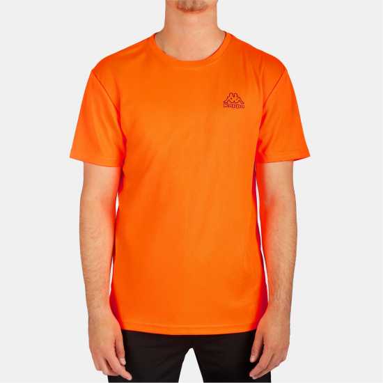 Мъжки тениски и фланелки Kappa Мъжка Тениска Quick Dry T Shirt Mens Orange Kappa Мъжка Тениска Quick Dry T Shirt Mens Orange Мъжки тениски и фланелки