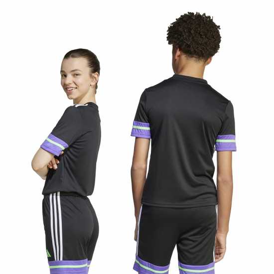 Adidas F50 Short Sleeve Training Shirt Juniors Черно/Лилаво 