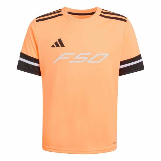 Adidas F50 Short Sleeve Training Shirt Juniors Оранжево/Черно 