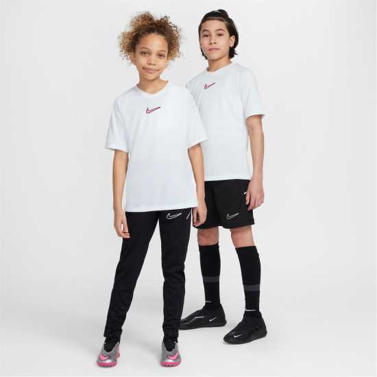 Nike Acd25 Ss Top Gx Jn52 Връхно бяло Детски тениски и фланелки