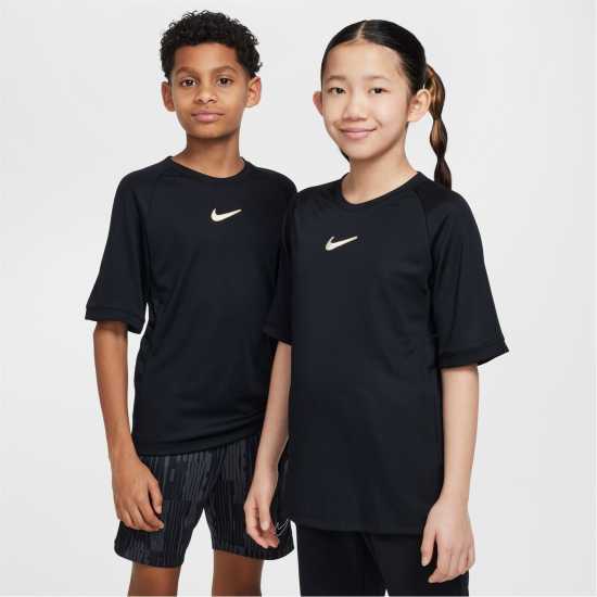 Nike Acd25 Ss Top Gx Jn52 Черно/Бяло Детски тениски и фланелки