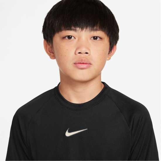 Nike Acd25 Ss Top Gx Jn52 Черно/Бяло Детски тениски и фланелки