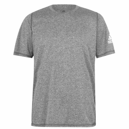 Adidas Мъжка Риза Train Essentials Stretch Training T-Shirt Mens Сиво марл/черно Мъжки тениски с яка