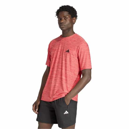 Adidas Мъжка Риза Train Essentials Stretch Training T-Shirt Mens Red 