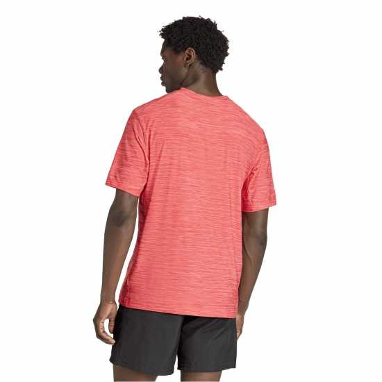 Adidas Мъжка Риза Train Essentials Stretch Training T-Shirt Mens Red 