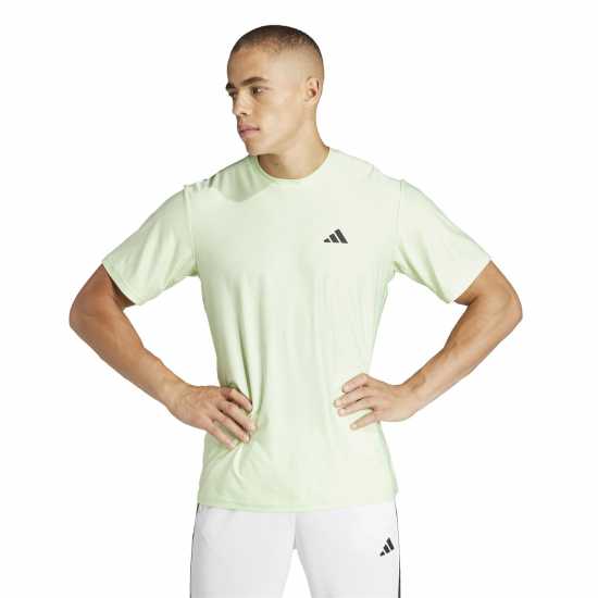 Adidas Мъжка Риза Train Essentials Stretch Training T-Shirt Mens Green Spark Мъжки ризи