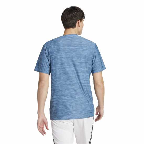 Adidas Мъжка Риза Train Essentials Stretch Training T-Shirt Mens Blue Burst Мъжки ризи