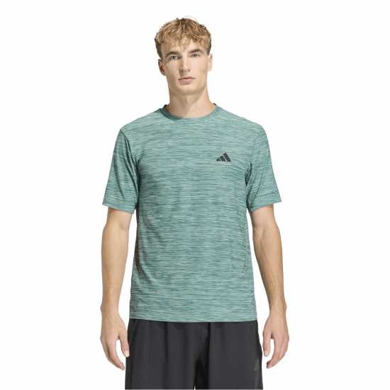 Adidas Мъжка Риза Train Essentials Stretch Training T-Shirt Mens Sage Adidas Мъжка Риза Train Essentials Stretch Training T-Shirt Mens Sage