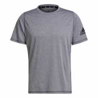 Adidas Мъжка Риза Train Essentials Stretch Training T-Shirt Mens LtGreyMarl/Wt Мъжки ризи