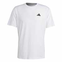 Adidas Мъжка Риза Train Essentials Stretch Training T-Shirt Mens White/Black Мъжки ризи