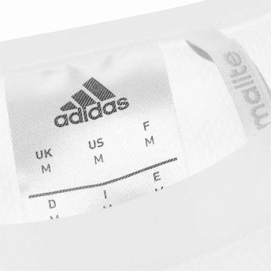 Adidas Мъжка Риза Classic 3 Stripe Sereno T-Shirt Mens White/Blue Мъжки тениски и фланелки
