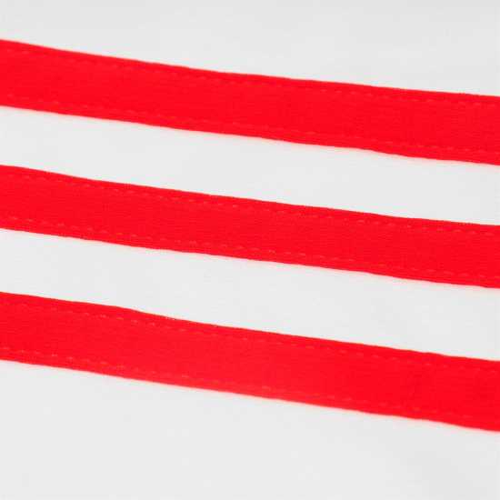 Adidas Мъжка Риза Classic 3 Stripe Sereno T-Shirt Mens White/Blue Мъжки тениски и фланелки