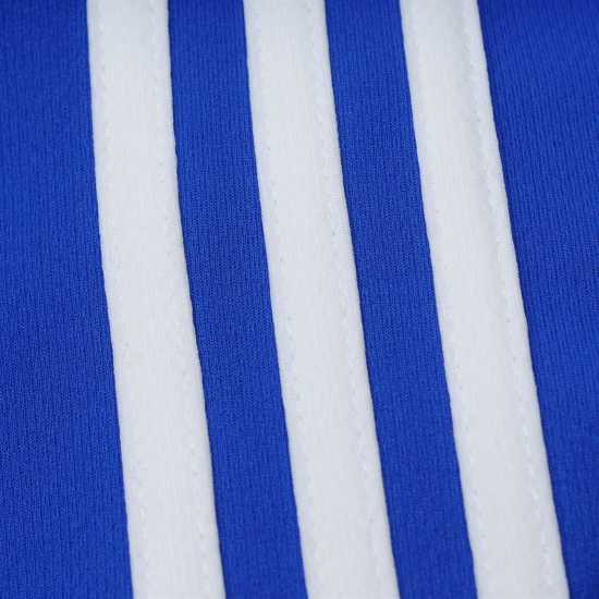 Adidas Мъжка Тениска Classic 3 Stripe Sereno T Shirt Mens Royal/White Мъжки тениски с яка