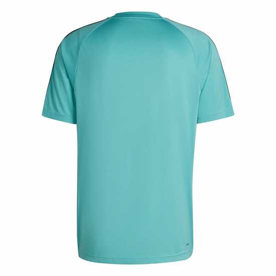 Adidas Мъжка Риза Classic 3 Stripe Sereno T-Shirt Mens Олива Страта 