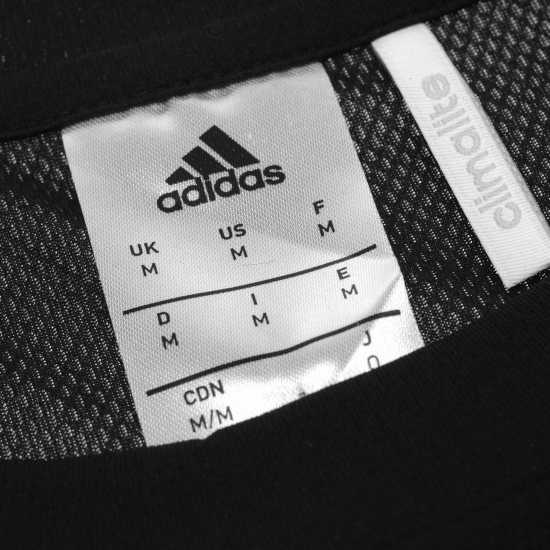 Adidas Мъжка Риза Classic 3 Stripe Sereno T-Shirt Mens Черно/Бяло Adidas Мъжка Риза Classic 3 Stripe Sereno T-Shirt Mens Черно/Бяло