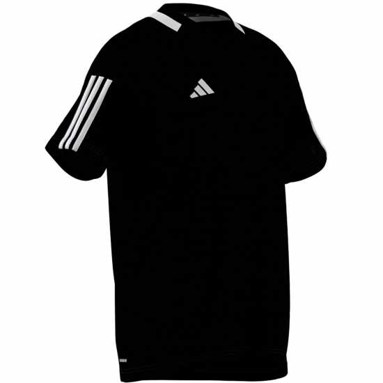 Adidas Мъжка Риза Classic 3 Stripe Sereno T-Shirt Mens Черно/Бяло Adidas Мъжка Риза Classic 3 Stripe Sereno T-Shirt Mens Черно/Бяло