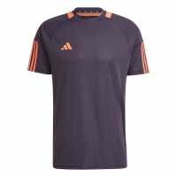 Adidas Мъжка Тениска Classic 3 Stripe Sereno T Shirt Mens Aurora Black Мъжки тениски и фланелки
