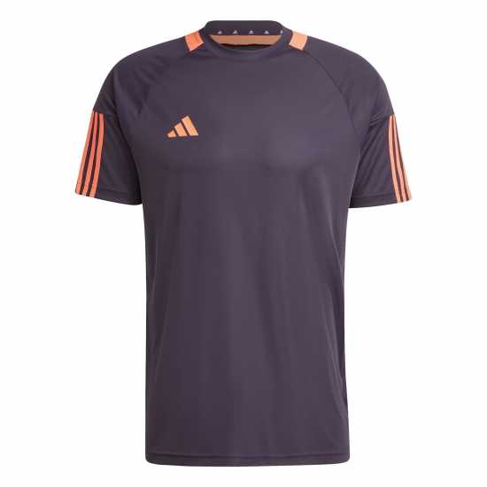 Adidas Мъжка Тениска Classic 3 Stripe Sereno T Shirt Mens Aurora Black Мъжки тениски и фланелки