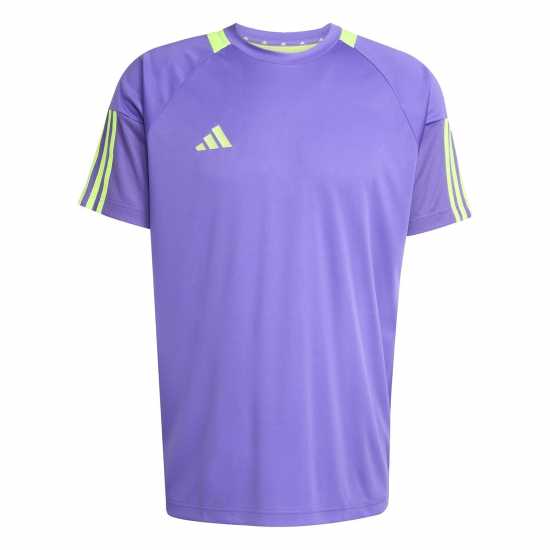 Мъжки тениски и фланелки Adidas Мъжка Риза Classic 3 Stripe Sereno T-Shirt Mens Purple/yellow Adidas Мъжка Риза Classic 3 Stripe Sereno T-Shirt Mens Purple/yellow Мъжки тениски и фланелки