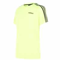 Adidas Мъжка Риза Classic 3 Stripe Sereno T-Shirt Mens Black/White 