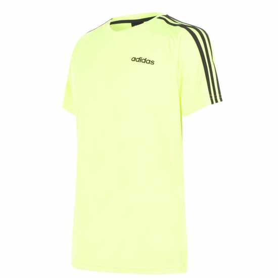 Adidas Мъжка Риза Classic 3 Stripe Sereno T-Shirt Mens Black/White 