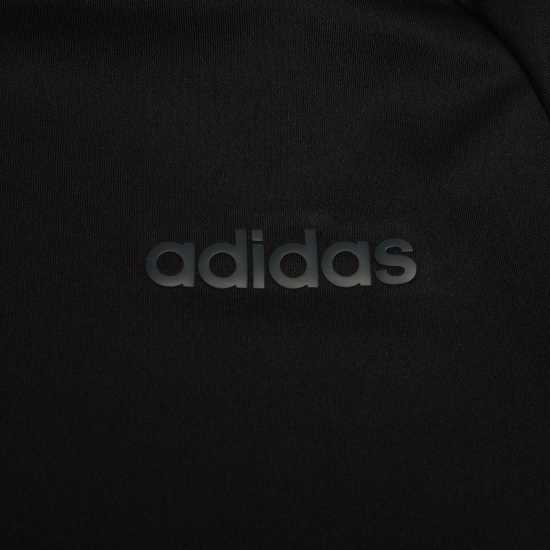 Adidas Мъжка Тениска Classic 3 Stripe Sereno T Shirt Mens Black/Grey Мъжки тениски с яка