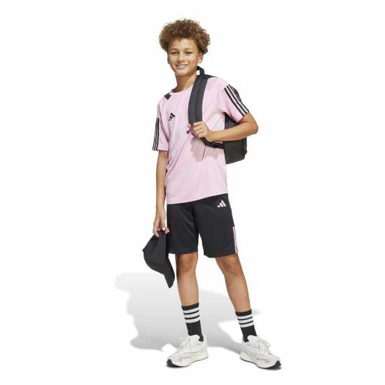 Adidas Детска Спортна Тениска Sereno Training Top Juniors Розово/Черно Детски тениски и фланелки