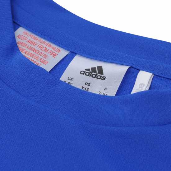 Adidas Детска Спортна Тениска Sereno Training Top Juniors Кралско/Бяло Детски тениски и фланелки