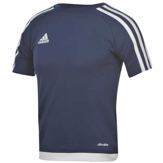 Adidas Детска Спортна Тениска Sereno Training Top Juniors Морско синьо/Бяло Детски тениски и фланелки