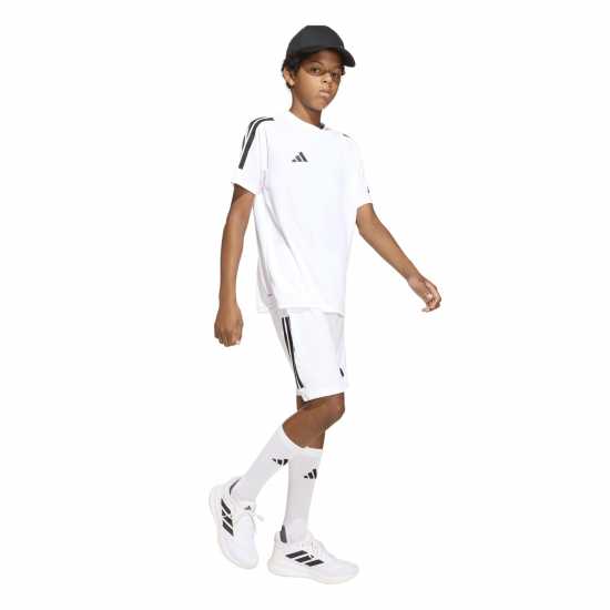 Adidas Детска Спортна Тениска Sereno Training Top Juniors БЯЛО/ЧЕРНО Детски тениски и фланелки