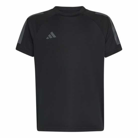 Adidas Детска Спортна Тениска Sereno Training Top Juniors Black/Charcoal 