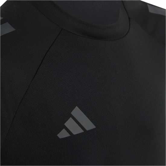 Adidas Детска Спортна Тениска Sereno Training Top Juniors Black/Charcoal 
