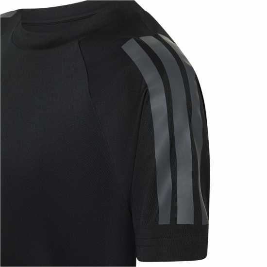 Adidas Детска Спортна Тениска Sereno Training Top Juniors Black/Charcoal 