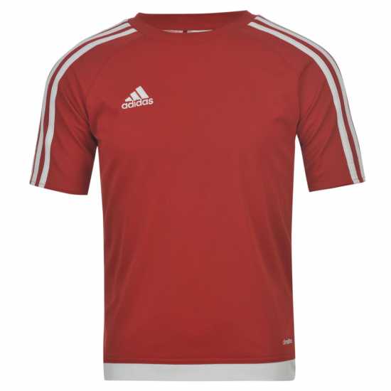 Adidas Детска Спортна Тениска Sereno Training Top Juniors Червено/Бяло Детски тениски и фланелки