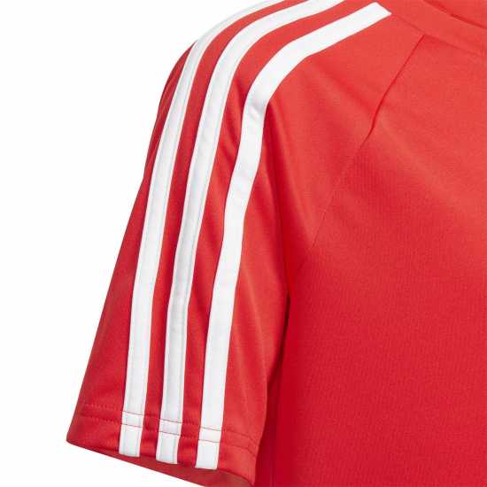 Adidas Детска Спортна Тениска Sereno Training Top Juniors Червено/Бяло Детски тениски и фланелки