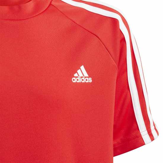 Adidas Детска Спортна Тениска Sereno Training Top Juniors Червено/Бяло Детски тениски и фланелки