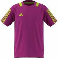Adidas Детска Спортна Тениска Sereno Training Top Juniors Purple/yellow Детски тениски и фланелки