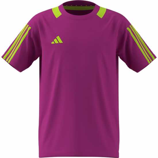 Adidas Детска Спортна Тениска Sereno Training Top Juniors Purple/yellow Детски тениски и фланелки